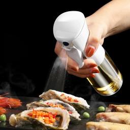 200ml garrafa de spray de óleo cozinha churrasco cozinhar dispensador acampamento cozimento vazio vinagre molho soja pulverizador tempero recipientes - Image 4