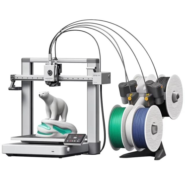 Bambu Lab A1 Combo Impressora 3D com AMS Lite 500mm/s