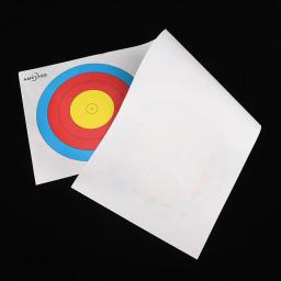 10/20 pçs papéis de alvo de tiro com arco 23*67cm 18m papel colado duplo ajuste arco composto treinamento competição tiro alvo acessório - Image 6