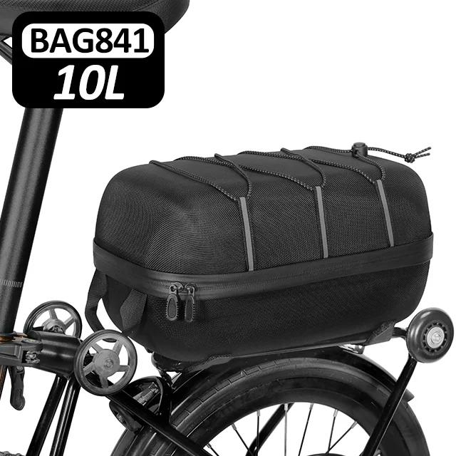 Newboler brompton saco de assento traseiro da bicicleta mtb rack saco tronco pannier ciclismo grande capacidade saco viagem à prova dwaterproof água ﻿