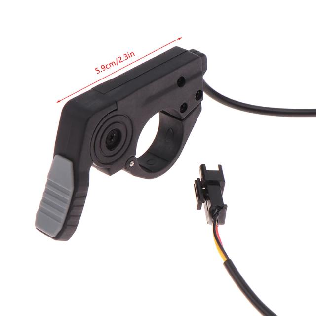 Acelerador de polegar para bicicleta elétrica, desmontagem rápida, adequado para mão esquerda/direita, acelerador de dedo para bicicleta elétrica de 5V