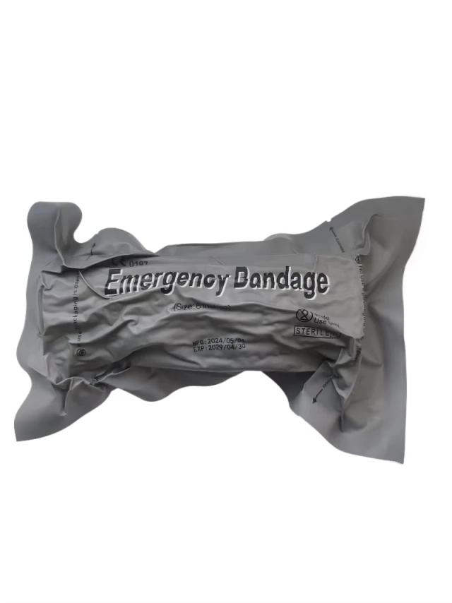 Bandagem Israelense Tática de 6" - Kit de Trauma Militar para Emergências