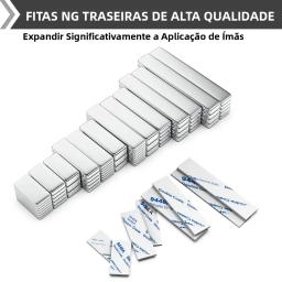 Ímã super poderoso de neodímio com bloco magnético adesivo dupla face ndfeb n35 imanes magnéticos permanentes fortes para geladeira - Image 3