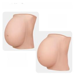 Barriga de Gravidez Falsa de Silicone Leve e Integrada para Simulação de Maternidade, Adereço para Filmes e Fotografia - Image 2