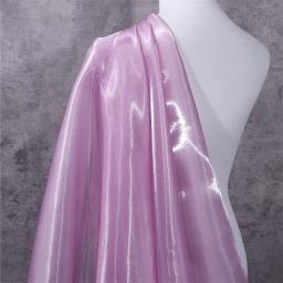 Tecido de Organza com Glitter Efeito Água, Vendido por Metro, para Vestuário, Hanfu, Saias de Casamento, Costura DIY, Tecido de Designer Brilhante, Rosa Suave e Azul - Image 6
