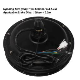Bicicleta elétrica traseira Spoke Wheel Hub Motor, Modificado DC Motor Hub traseiro, DIY Modificação, 48V, 2000 W, 1500 W, 1000W - Image 5