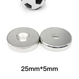 Ímãs Fortes Permanentes de NdFeB 25x5-5 mm, Ímã Magnético de Neodímio Redondo com Furo de 5mm 25*5 mm 25X5-5mm 25*5-5 - Image 4