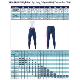 Kemaloco calças de ciclismo masculinas, verão e outono, secagem rápida, azul/preto/cinza, almofada de gel, mtb, calças com babador, alta qualidade, respirável, calças compridas - Image 2