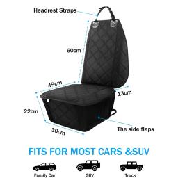 Impermeável Non-Slip Car Back Seat Mat, Dog Car Front Seat Cover, Protetor de Almofada, Acessórios de Viagem - Image 5