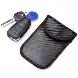 Bolsa bloqueadora de sinal de chave de carro Faraday Cage M7D8 - Armazenamento seguro para controles remotos - Image 5