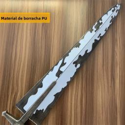Espada Demoníaca Asta Trevo de Cinco Folhas Preta, Modelo de Borracha Grande, Arma de Brinquedo, Adereço de Cosplay, Acessóri... - Image 3