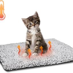 Cobertor auto-aquecedor para animais de estimação, tapete de cama térmico sem elétrico, antiderrapante para cães gatos, tapete de calor de inverno, almofada central reflexiva de calor - Image 5