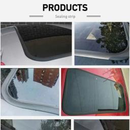 Tira de vedação de borracha para teto de carro, tira de vedação de borracha para janela de carro, tira de vedação, isolamento de ruído para acessórios de carro, selantes - Image 6