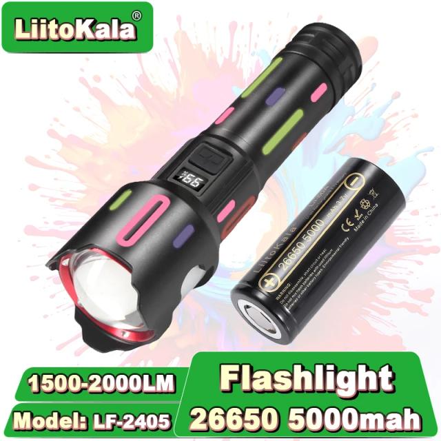 LiitoKala Lanterna Laser LF-2405 1500 Lúmens Feixe 500m+