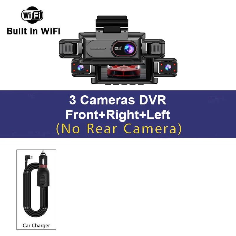 Câmera Veicular Dashcam 4 Canais Black Box WiFi FHD 1080P Visão Noturna Gravação em Loop com Kit de Fiação para Acessórios Automotivos - Image 1