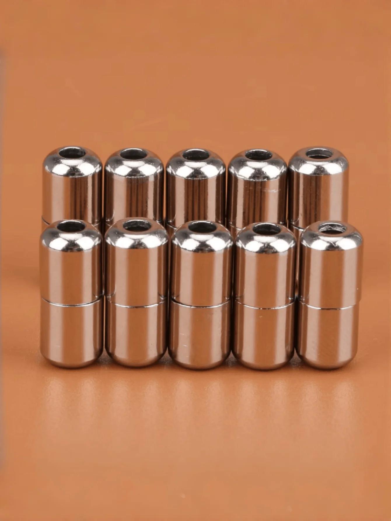 10 Fechos de Metal para Cadarços, Fechos de Liga para Cadarços, Sem Necessidade de Amarrar, Reutilizáveis, Não Apertam os Cadarços, Duráveis, Fixação Sem Nós - Image 1