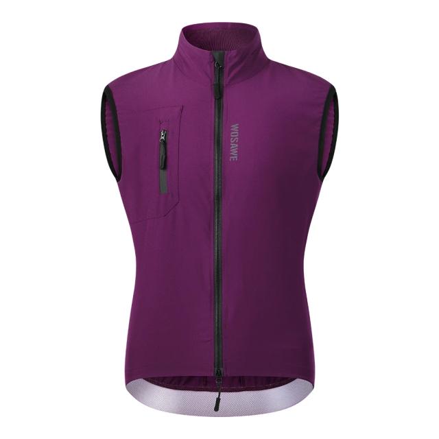 Wosawe Jaqueta de Ciclismo Corta-Vento Masculina Leve para MTB
