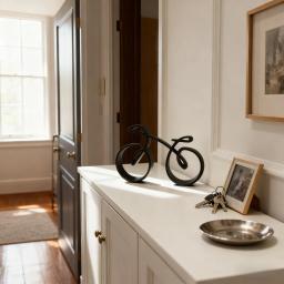 Modelo de Bicicleta Minimalista, Escultura Elegante Impressa em 3D para Decoração de Mesa, Presente para Ciclistas - Image 4