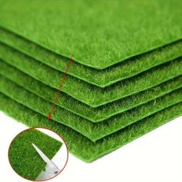 1pc mini terrário de grama artificial diy micro paisagem decoração falso musgo bonsai miniaturas ornamento do jardim - Image 3