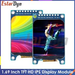 1.69 tft lcd ips módulo de tela colorida 1.69 "st7789 controlador placa driver interface spi 240*280 240x280 - Image 1