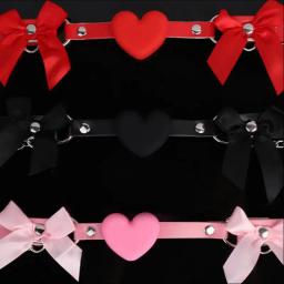 Coleira de Couro com Gag de Bola, Restrição de Amarração, Pinça de Mamilo, Clipe de Seio com Corrente, Brinquedos Adultos para Casais, Jogo para Mulheres e Casais - Image 6