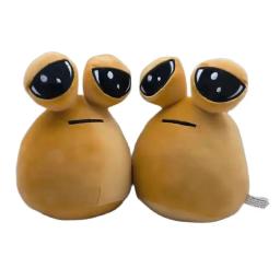 Meu animal de estimação alienígena pou brinquedos de pelúcia anime jogo o maw pou boneca kawaii dos desenhos animados macio recheado travesseiro crianças aniversário natal gif - Image 1