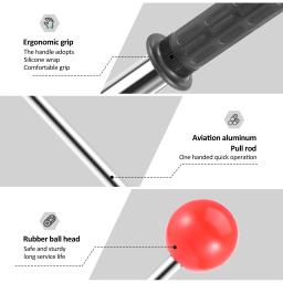 Removedor de ferro ímãs retrievan bastão com alça absorvente prata ndfeb pick up haste para captador unhas parafusos e restos de metal - Image 3