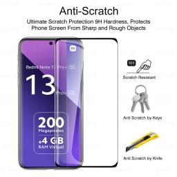 1-3 unidades de vidro temperado curvo para Xiaomi Redmi Note 13 Pro + 14 15 Pro Plus 5G protetor de tela Note15 ProPlus Note14Pro 14Pro 4G - Image 3