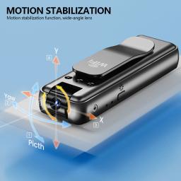 Mini câmera de vigilância sem fio wi-fi, gravação de áudio e vídeo universal, tudo em um, câmera de detecção de movimento para segurança doméstica - Image 2