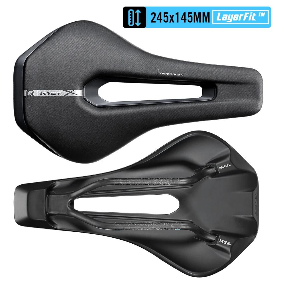 Ryet 3d impresso selim de bicicleta de carbono completo 245mm * 135/145/155mm selim de bicicleta para mtb cascalho assento de bicicleta de estrada peças - Image 1