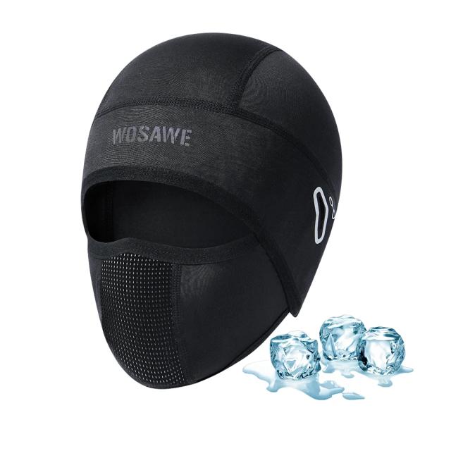 WOSAWE Touca Balaclava de Verão Refrescante para Ciclismo Resistente ao Sol 1 Unidade