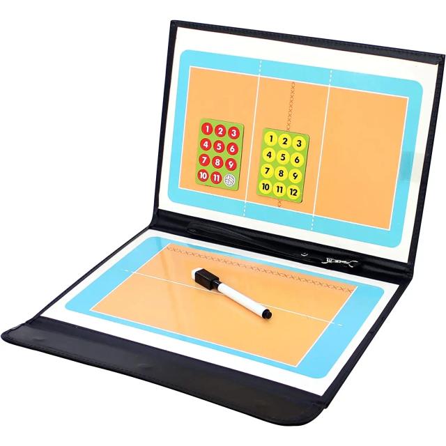 Acessórios para Quadro Técnico de Futebol, Vôlei e Basquete, Ímãs, Kit de Prancheta Técnica de Basquete Dupla Face, Quadro Portátil