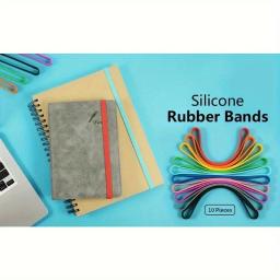 Grandes faixas de silicone elásticas de borracha, faixas extra grandes para notebook, escritório, equipamento ao ar livre, presentes, embalagem, faixa de borracha - Image 3