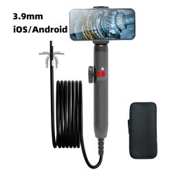 3,9 mm/6,2 mm/8,5 mm 360 °   Câmera articulada do endoscópio do boroscópio com luz, endoscópio com telefone Android/iOS - Image 2