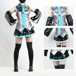 2025 Hatsune MIKU VOCALOID Cosplay Vestido Miku Fórmula Roupas Segundo Anime Hatsune Miku Cosplay Roupas Miku Cosplay Ternos - Image 3