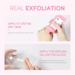 Sakura rosto limpeza profunda esfoliante gel cuidados com a pele clareamento hidratante reparação esfoliante facial cuidados com a pele 60g - Image 4