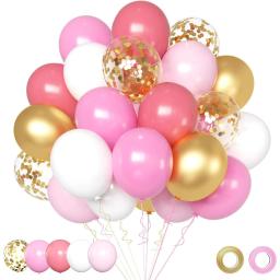 30 pçs balão de látex cromado branco rosa azul bola de hélio casamento adulto festa de aniversário decoração chá de bebê globos - Image 5