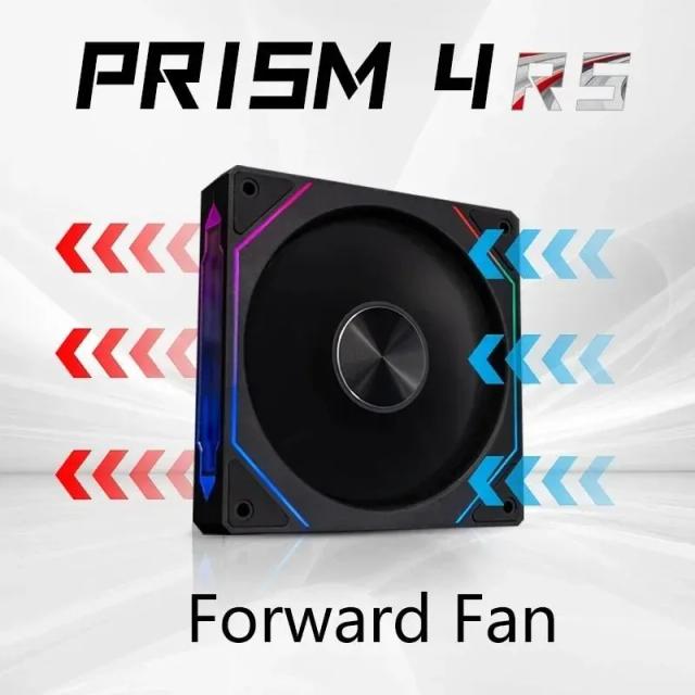 LDPCSJ PRISM 4 RS Ventoinha de Gabinete 12cm ARGB 1200RPM