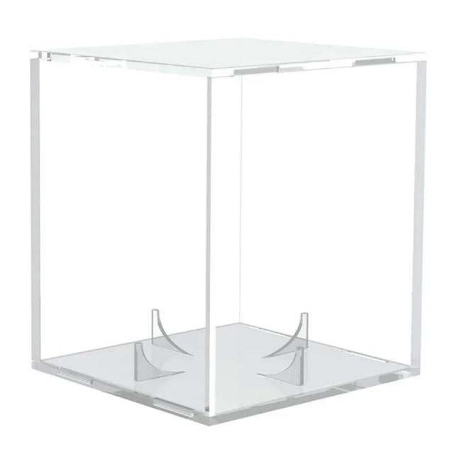 Caixa Acrílica para Basebol Transparente 80x80x80 1PC