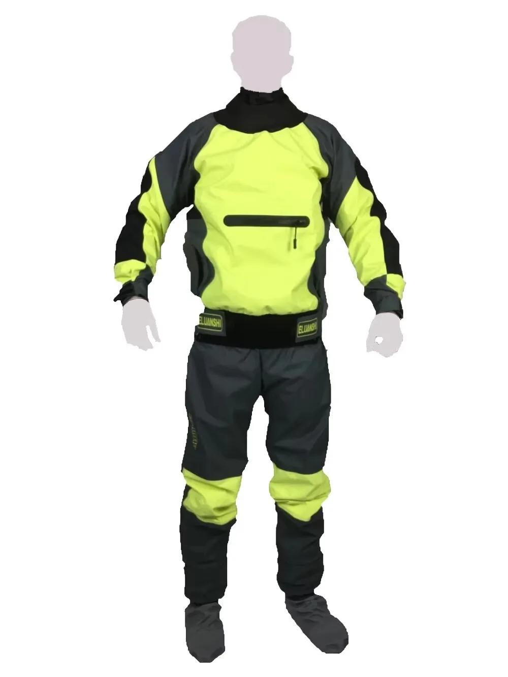 ELUANSHI quente à prova d'água traje de ventilação caiaque barco a remo acessórios rafting primavera colete salva-vidas masculino para jaqueta canoa marinho - Image 1