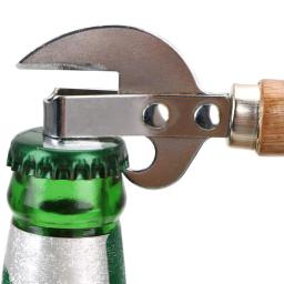 Abridor de aço inoxidável portátil manual tampa removedor multifuncional abridor de lata utensílio gadgets para frascos vasilhas acessório de cozinha - Image 3
