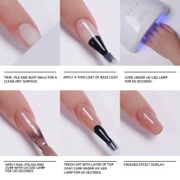 XEIJAYI 15ml 1 unidade Esmalte em gel God Girl Nude Pink Glitter Verniz em gel removível UV/LED para manicure, salão de beleza e uso doméstico DIY - Image 6