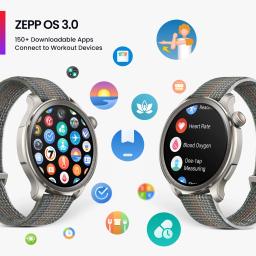 Amazfit equilíbrio 46mm relógio inteligente treinador de sono banda dupla gps 150 + modos esportivos relógio inteligente prontidão para android ios telefone - Image 3