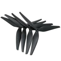 Hélice hqprop de 2 pares, 10x5x3 9x5x3 1050 9050 10 polegadas 9 polegadas 3 lâminas, hélice de nylon reforçada com carbono preto para drone rc fpv - Image 3