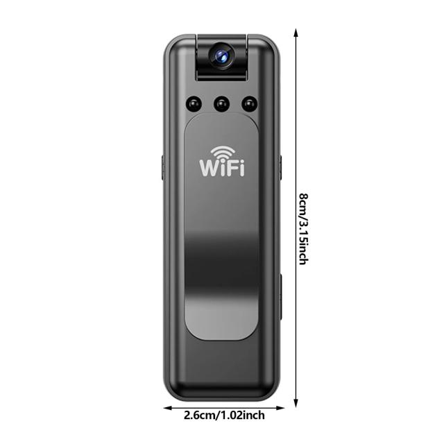 Mini Câmera de Vigilância Wi-Fi Universal 4K com Detecção de Movimento