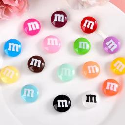 20 pçs resina doces contas de chocolate m feijão flatback cabochão apliques estatuetas ornamento jóias fazendo acessórios de cabelo - Image 4