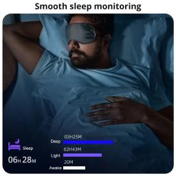 COLMI-R06 Anel inteligente para homens e mulheres, freqüência cardíaca e monitor de oxigênio no sangue, IP68 à prova d'água, 5ATM, modo multiesportivo, 2021 - Image 4