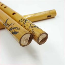 Flauta de Bambu, Flauta Vertical, Instrumento Musical Tradicional de Sopro de Madeira Premium - Image 3