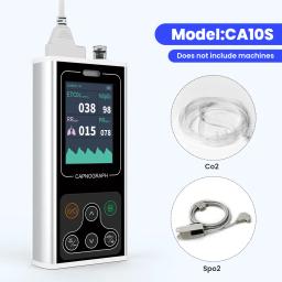 Sonda Veterinária SPO2 e Tubo de Amostragem de CO2 para CA10S (Não Inclui a Máquina) - Image 2