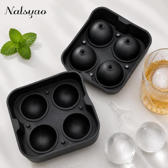 Molde de Gelo Esfera Grande Silicone para Drinks e Cocktails